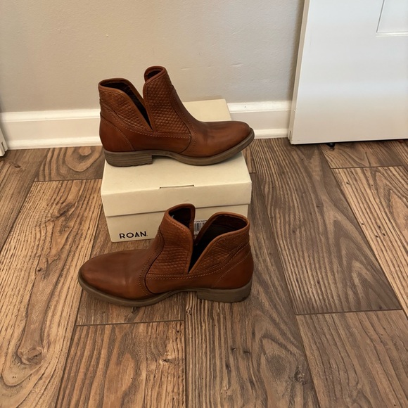 Roan BED|STU Tan Leather Ankle Booties - Picture 8 of 8